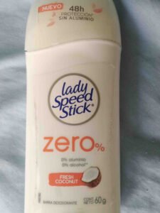 Lady speed stick zero barra desodorante