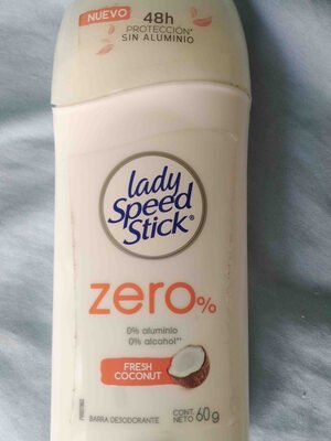 Lady speed stick zero barra desodorante