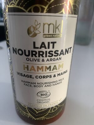 lait nourrissant olive et Argan