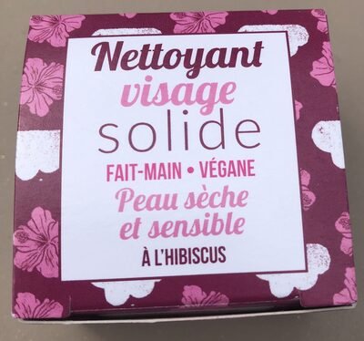 Lamazuna Nettoyant visage solide à l’hibiscus