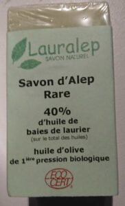 Lauralep Savon d’alep rare 40%