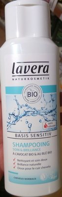 Lavera Basis Sensitiv Shampooing Soin & Brillance à l’Avocat & au Blé bio