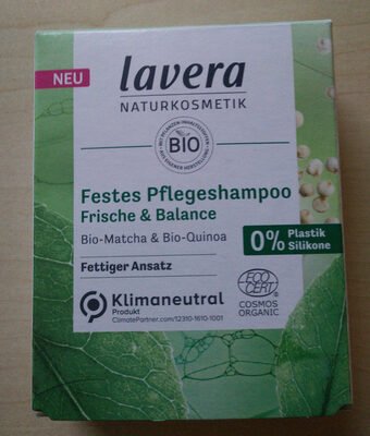 lavera Festes Pflegeshampoo Frische & Balance – Bio-Matcha & Bio-Quinoa