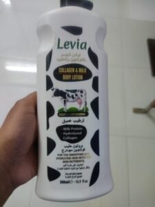 levia collagen and milk body lotion