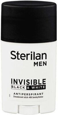 LILLEBORG AS Sterilan Deo Stick Men Invisible Black White