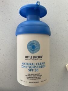 Little Urchin Natural Clear Zinc Sunscreen SPF 50