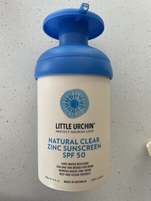 Little Urchin Natural Clear Zinc Sunscreen SPF 50
