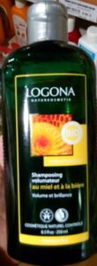 Logona Shampooing volumateur au miel et à la bière