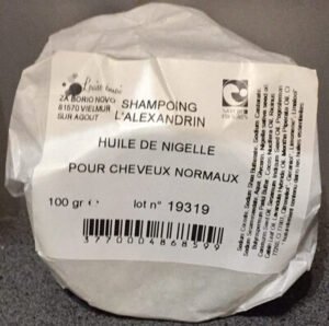 Louise émoi Shampoing l’Alexandrin – Huile de Nigelle – pour cheveux normaux