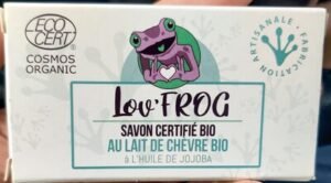 Lov’FROG savon certifié au lait de chèvre bio