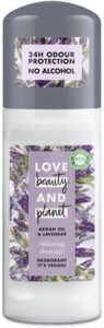 Love Beauty and Planet Love Beauty And Planet Déodorant Femme Bille Douceur Huile d’Argan & Lavande Vegan