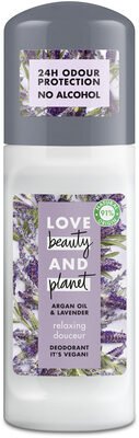 Love Beauty and Planet Love Beauty And Planet Déodorant Femme Bille Douceur Huile d’Argan & Lavande Vegan