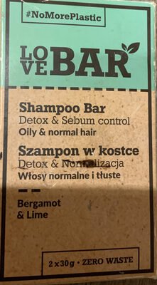 LoveBar Shampoo Bar Detox & Sebum control