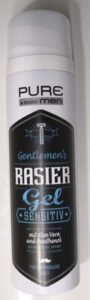 MAXIM Markenprodukte, Pure & Basic Men Gentlemen’s Rasiergel, sensitiv mit Aloe Vera & Panthenol