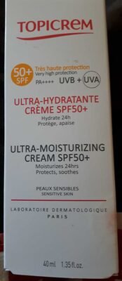 Mayoly, Topicrem Ultra-hydratante crème SPF 50+