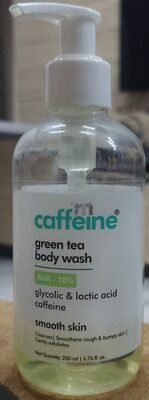 mCaffeine Green Tea Body Wash