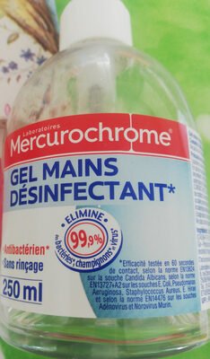 Mercurochrome Gel Mains Désinfectant
