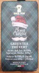 Merry Christmas Green Tea (Thé Vert) soap