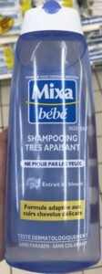Mixa, Mixa Bébé Shampooing très apaisant