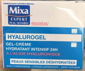 Mixa, Mixa Expert, Mixa Expert Peau Sensible Hyalurogel Gel-Crème Hydratant Intensif 24H