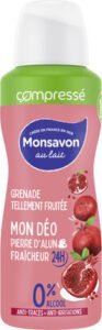 Monsavon Monsavon Déodorant Femme Spray Compressé Grenade Tellement Fraîche 100ml