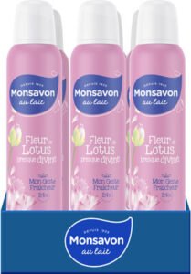 Monsavon Monsavon Déodorant Femme Spray Fleur de Lotus Presque Divine 6x200ml