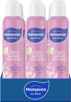 Monsavon Monsavon Déodorant Femme Spray Fleur de Lotus Presque Divine 6x200ml