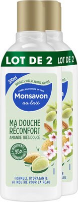 Monsavon Monsavon Gel Douche Amande Très Douce 2x300ml
