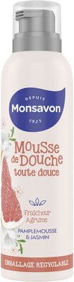 Monsavon Monsavon Gel Douche Mousse Fraîcheur Agrume Pamplemousse & Jasmin 200ml