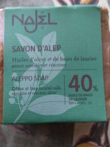 Najel SAVON D’ALEP 40% HUILE DE BAIES DE LAURIER (185G)