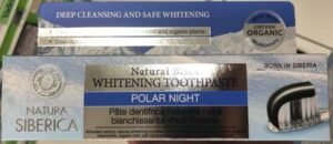 Natura Siberica Pâte dentifrice naturelle noire blanchissante "Nuit polaire"