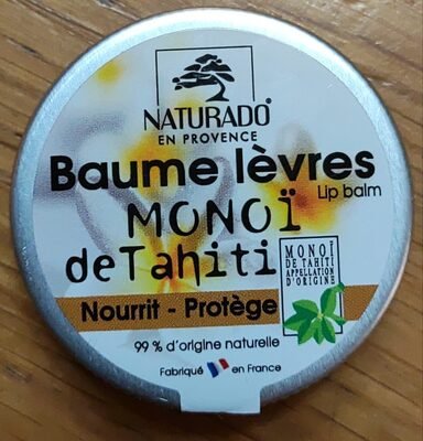 Naturado en Provence Baume à lèvres Monoï de Tahiti