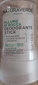NATURAVERDE Allume di rocca deodorante stick