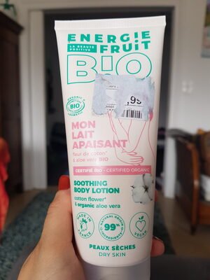 Énergie fruit bio Mon lait apaisant