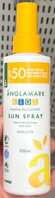 Änglamark Kids Water Resistant Sun Spray, SPF50