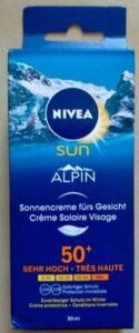 Nivea crème solaire visage nivea