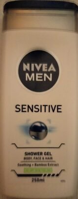 Nivea Men Sensitive Shower Gel Soothing + Bamboo Extract