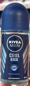 Nivea Nivea for Men Cool Kick Anti-Transpirant Deodorant ROLL-ON, 50 ML