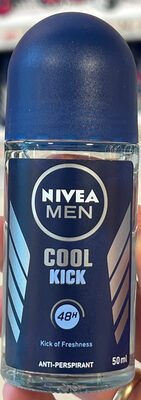 Nivea Nivea for Men Cool Kick Anti-Transpirant Deodorant ROLL-ON, 50 ML