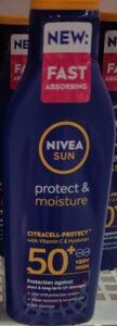Nivea Sun protect & moisture SPF 50+