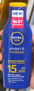 Nivea Sun Protect & Moisture, SPF15