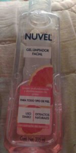 Nuvel Gel limpiador facial