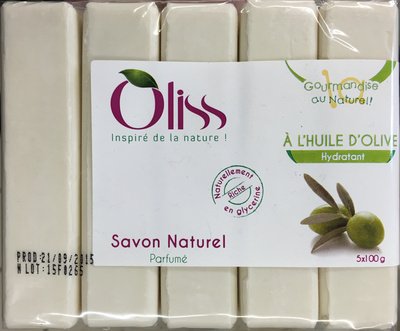 Oliss Savon naturel parfumé à l’huile d’olive