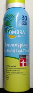 Ombra sun Sonnenspray Easy Protect Light Touch LSF 30