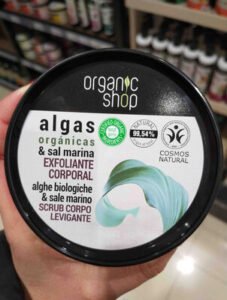 Organic Shop Algas organicas y sal marina exfoliante corporal