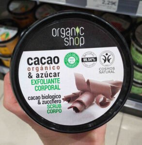 Organic Shop Exfoliante corporal cacao organico y azucar