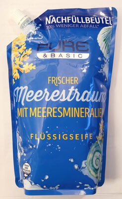 OTTOCosmetic, Pure & Basic Flüssigseife Frischer Meerestraum Nachfüllbeutel