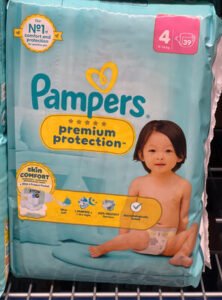 Pampers Bleier størrelse 4 (9-14 kg)