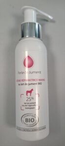 Perle de Jument Crème réparatrice pour les mains au lait de Jument Bio