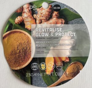 Primark Masque en feuille Curcuma